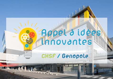 Appel à idées innovantes Genopole / CHSF - AAII - Logo 